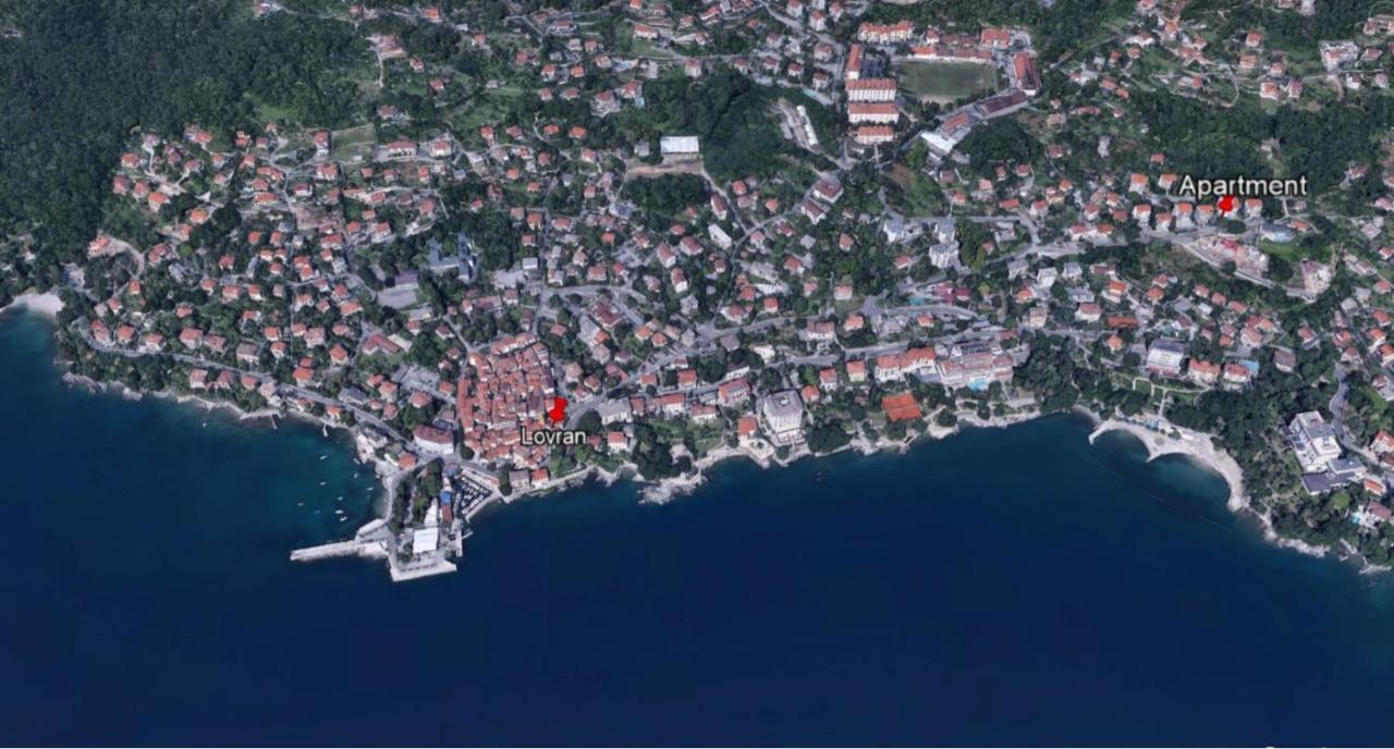 Apartment With Direct Sea View, Free Parking And Close To Beaches And Promenade Lovran Exteriör bild
