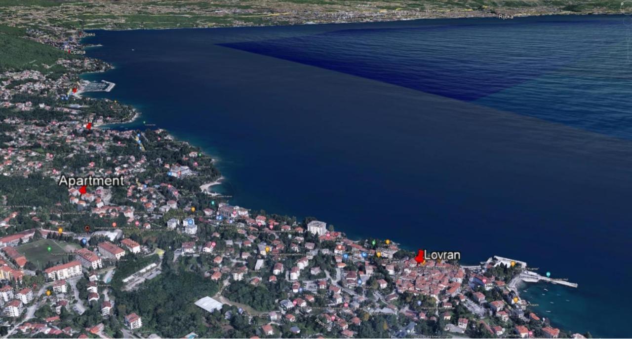 Apartment With Direct Sea View, Free Parking And Close To Beaches And Promenade Lovran Exteriör bild